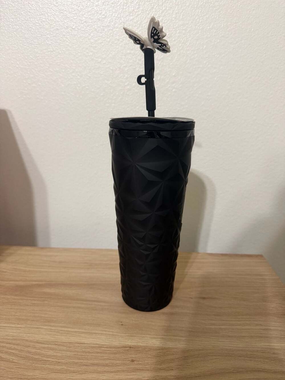 Starbucks Halloween 2025 Black Butterfly Prizm Tumbler